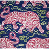 20" Tibetan Tiger Throw Pillow in Navy by Post House Co.