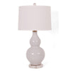 29" Blanc de Chine Double Gourd Vase Lamp by Avala