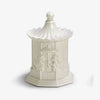 Amber Scented Pagoda Candle and Chinoiserie Gift Box by Two's Company