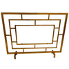 Antique Gold Glass Panel Firescreen by Dessau Home