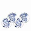 Arbor Blue Birds Canapés (Set of 4) by Caskata