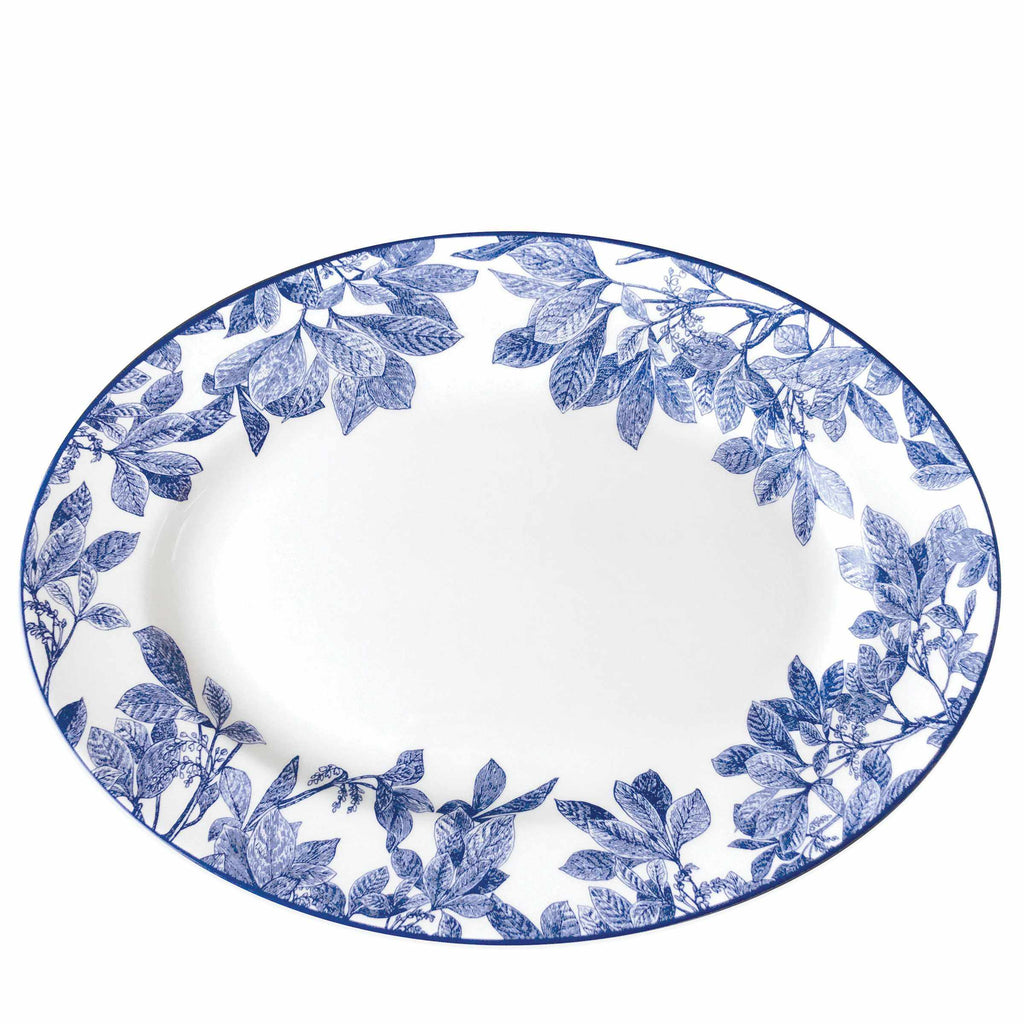 Arbor Blue Medium Oval Platter** by Caskata