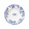 Arbor Blue Rimmed Soup Bowls (Set of 4) by Caskata
