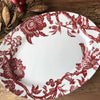 Arcadia Crimson Large Oval Platter** by Caskata