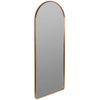 Arch Metal Floor Mirror with Gold Finish by Cooper Classics