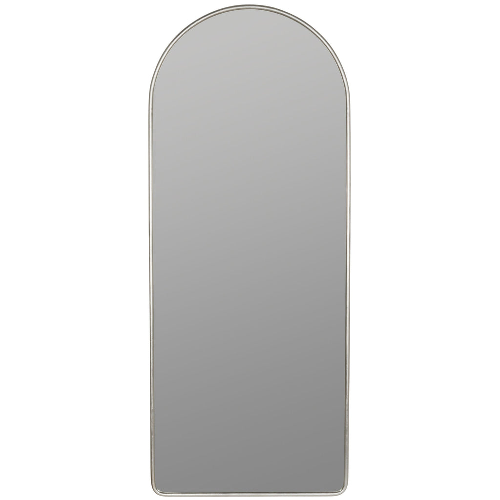 Arch Metal Floor Mirror with Silver Finish by Cooper Classics