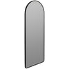 Arch Metal Floor Mirror with a Black Finish by Cooper Classics