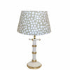 Bamboo Candle Stick Lamp in White by Dana Gibson