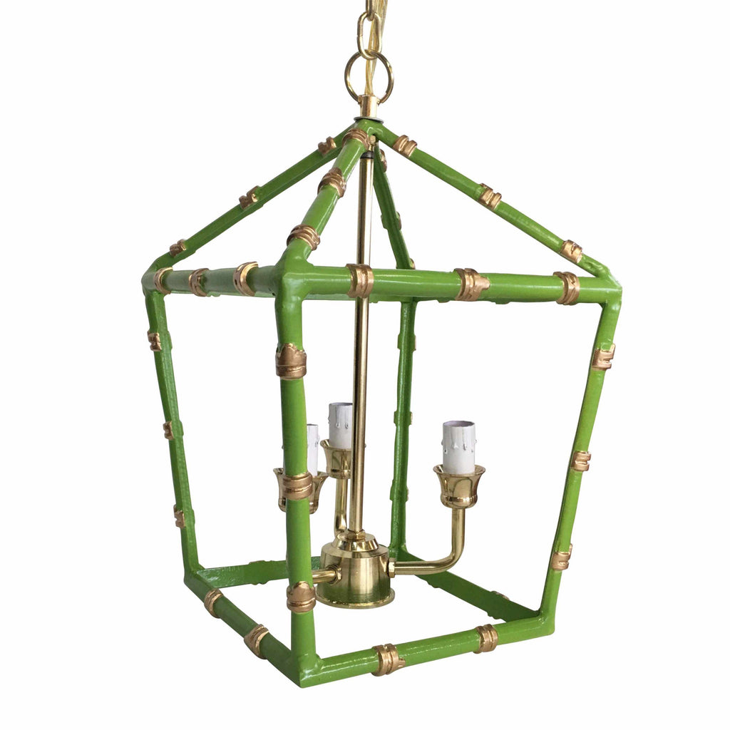 Bamboo Lantern in Green by Dana Gibson