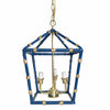 Bamboo Lantern in Navy, Small by Dana Gibson