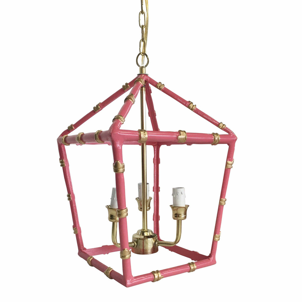 Bamboo Lantern in Pink by Dana Gibson