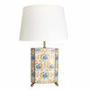 Beaufont Lamp in Yellow and Blue by Dana Gibson