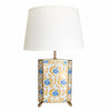 Beaufont Lamp in Yellow and Blue by Dana Gibson