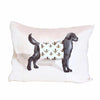 Black Dog Pillow by Dana Gibson