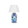 Blue Canton Tea Caddy Lamp in Small by Dana Gibson