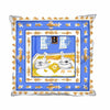 Blue Dog Pillow by Dana Gibson