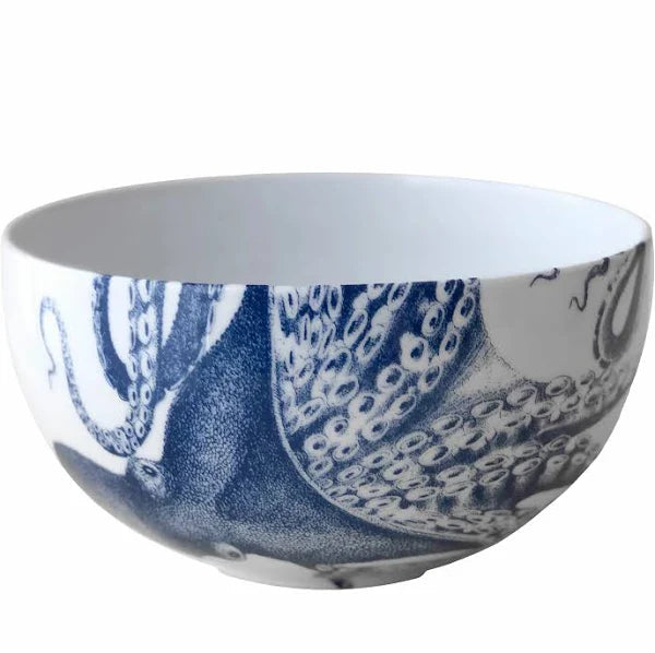 Blue Lucy Large Round Serving Bowl by Caskata