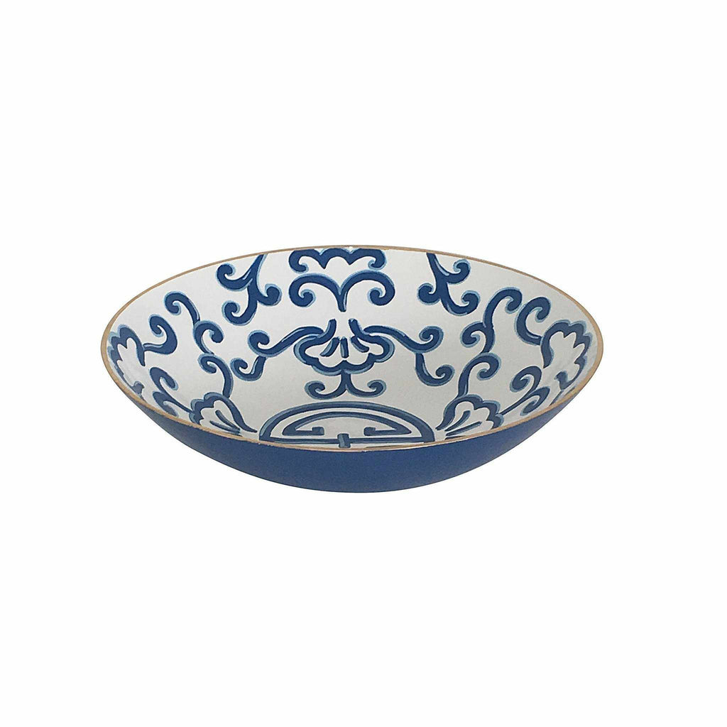 Blue Sultan Bowl, Large by Dana Gibson