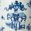 Blue & White Eight Treasures Temple Jar by Avala