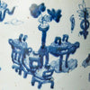 Blue & White Eight Treasures Temple Jar by Avala