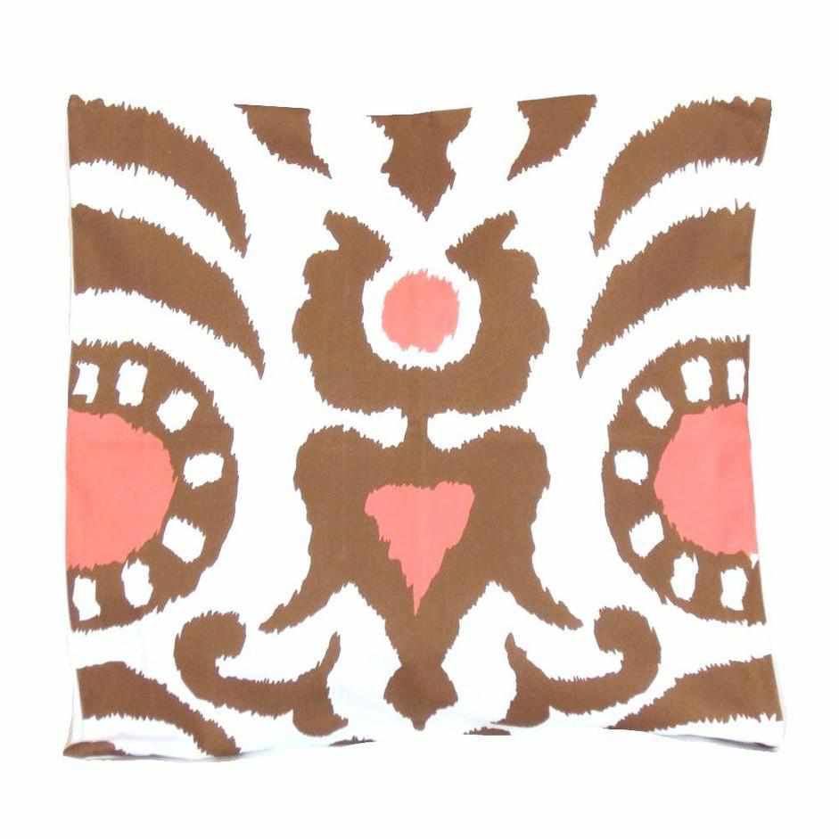 Brown Agra 22" Pillow by Dana Gibson