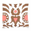 Brown Agra 22" Pillow by Dana Gibson