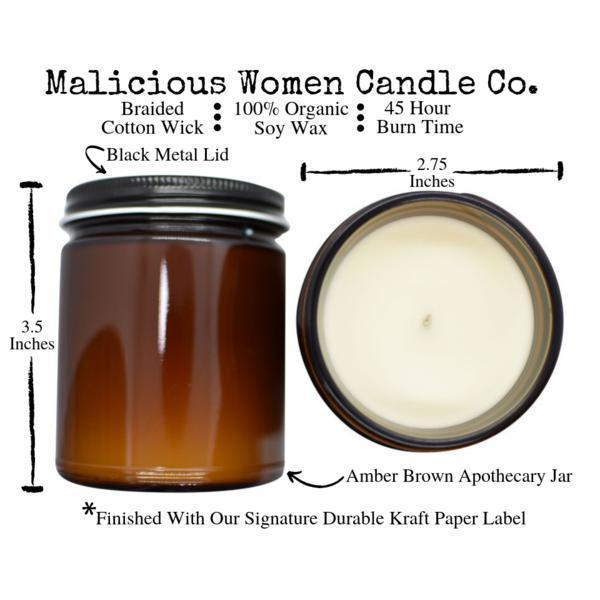 Calm The Fuck Down! - Infused with Melodramatic Tendencies by Malicious Women Candle Co.