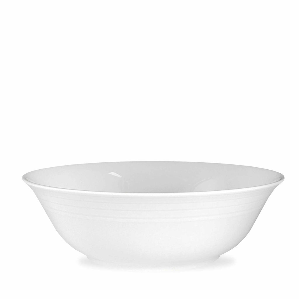 Cambridge Stripe White Medium Serving Bowl** by Caskata