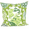 Canton in Green Pillow by Dana Gibson