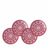 Casablanca Crimson Canapés Set of 4 by Caskata