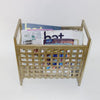 Champagne Silver Woven Magazine Holder by Dessau Home
