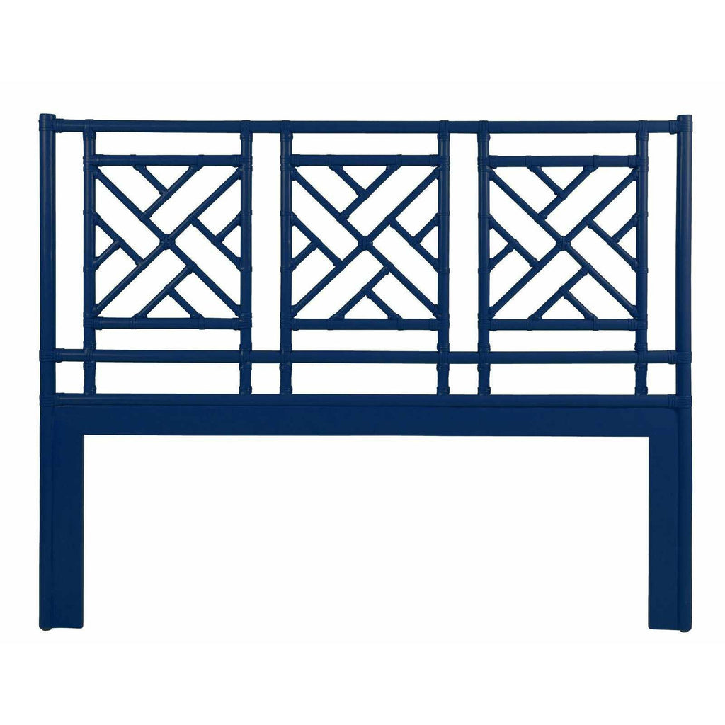 Chinese Chippendale Open-Frame Headboard by David Francis Furniture