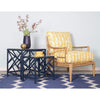 Chinese Chippendale Rattan Nesting Tables, Set of Two by David Francis Furniture