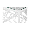Chinese Chippendale Rattan Nesting Tables, Set of Two by David Francis Furniture