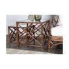 Chinese Chippendale Rattan Nesting Tables, Set of Two by David Francis Furniture