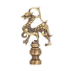Chinese Qilin Finial with Antique Brass Finish by B&P Lamp Supply