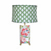 Chintz Lamp with Green Bellamy Shade, Small by Dana Gibson