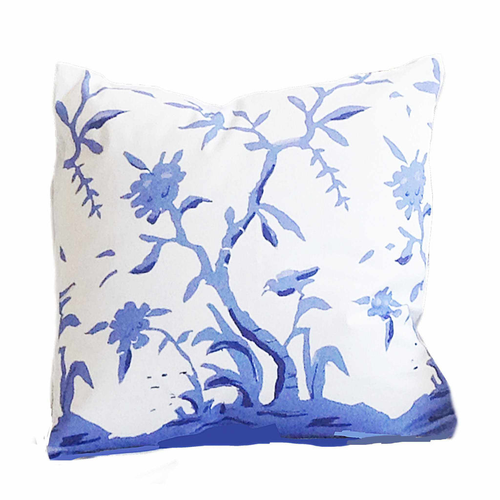 Cliveden in Blue 22" Pillow by Dana Gibson