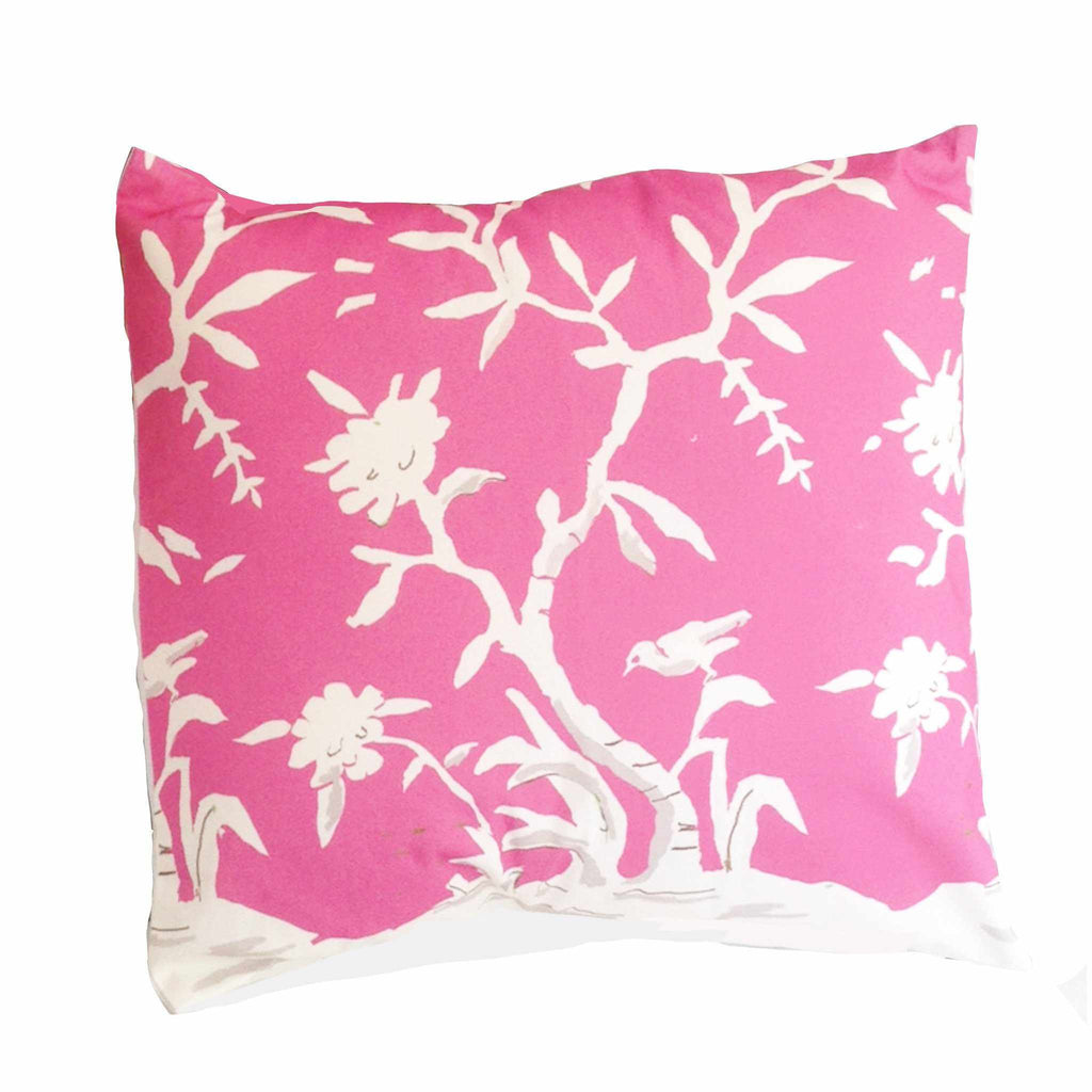 Cliveden in Pink 22" Pillow by Dana Gibson