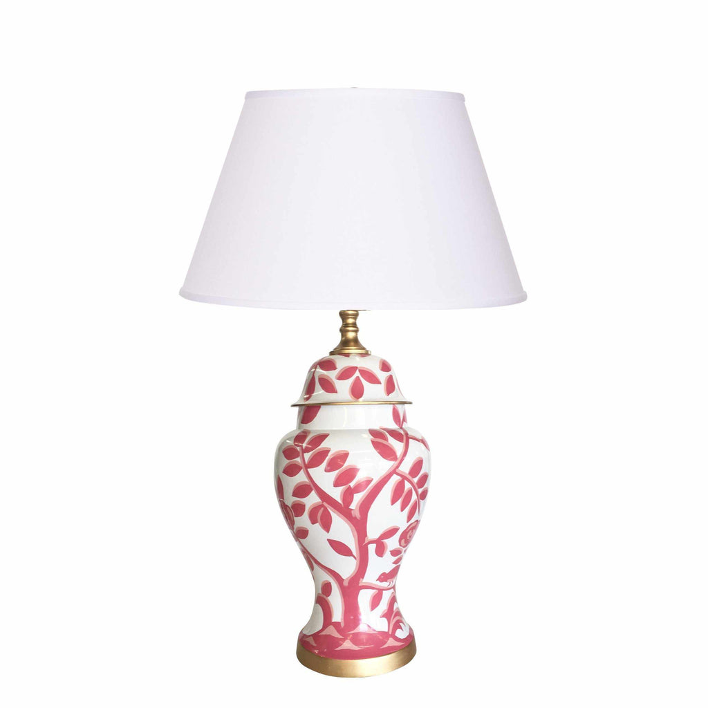 Cliveden in Pink Lamp by Dana Gibson