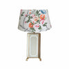 Devon Lamp in Grey with Chintz Shade by Dana Gibson
