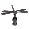 Dragonfly Finial with Dark Bronze Finish by B&P Lamp Supply
