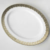Ellington Shimmer - Gold & Platinum Large Oval Platter by Caskata