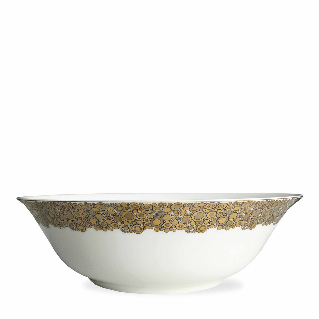 Ellington Shimmer - Gold & Platinum Serving Bowl by Caskata