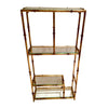 Faux Bamboo Etagere with Antique Gold Finish by Dessau Home