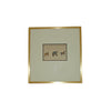 Framed Giglee with Chinoiserie Animal Figures by Dessau Home