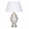 French Twist in Gold Table Lamp by Dana Gibson