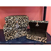 Genuine Leather Leopard Print Box with Leather Tassel - Large by Room Tonic