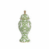 Ginger Jar, Medium 15"H in Green Sultan by Dana Gibson