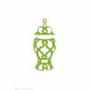 Ginger Jar, Small 12"H in Green Ming by Dana Gibson